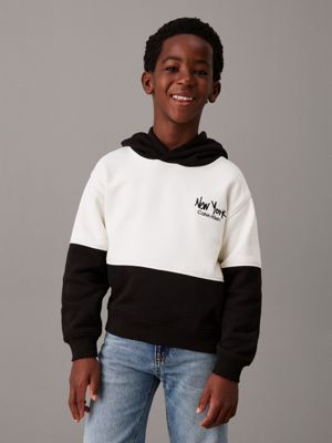 Boys black hoodie hotsell