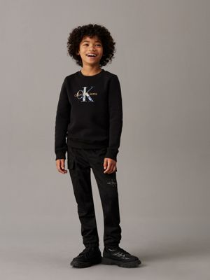 Black sweatshirt boys sale