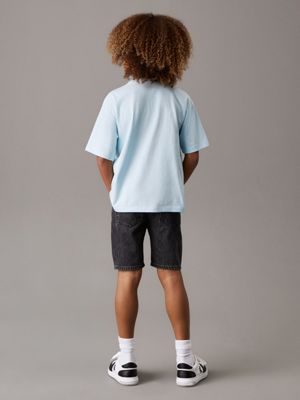 soft black denim shorts for boys calvin klein jeans