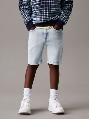 blue denim shorts for boys calvin klein jeans