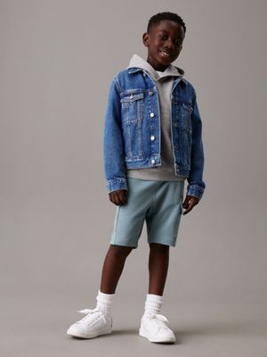 trooper cargo jogging shorts for boys calvin klein jeans