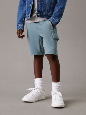 trooper cargo jogging shorts for boys calvin klein jeans