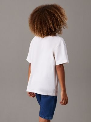 tofu relaxed logo t-shirt for boys calvin klein jeans