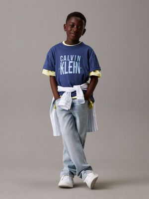 oceana logo t-shirt for boys calvin klein jeans