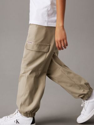 laurel oak oversized parachute cargo trousers for boys calvin klein jeans