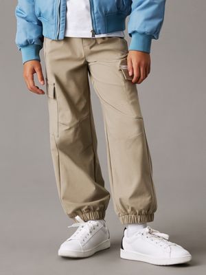 laurel oak oversized parachute cargo trousers for boys calvin klein jeans