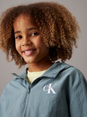 trooper hooded windbreaker for boys calvin klein jeans