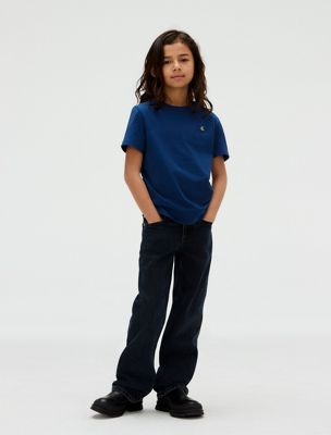 denim skater jeans voor jongens - calvin klein jeans