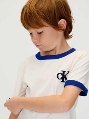 t-shirt con logo ringer whitecap gray da bambini 