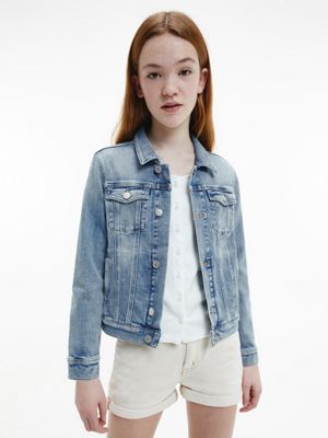 Logo Denim Jacket Calvin Klein 