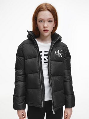 calvin klein black puffer