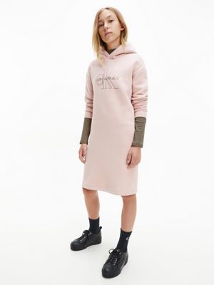 Sweatshirtkleid aus Bio-Baumwolle mit Kapuze Calvin Klein® | IG0IG01179TQQ