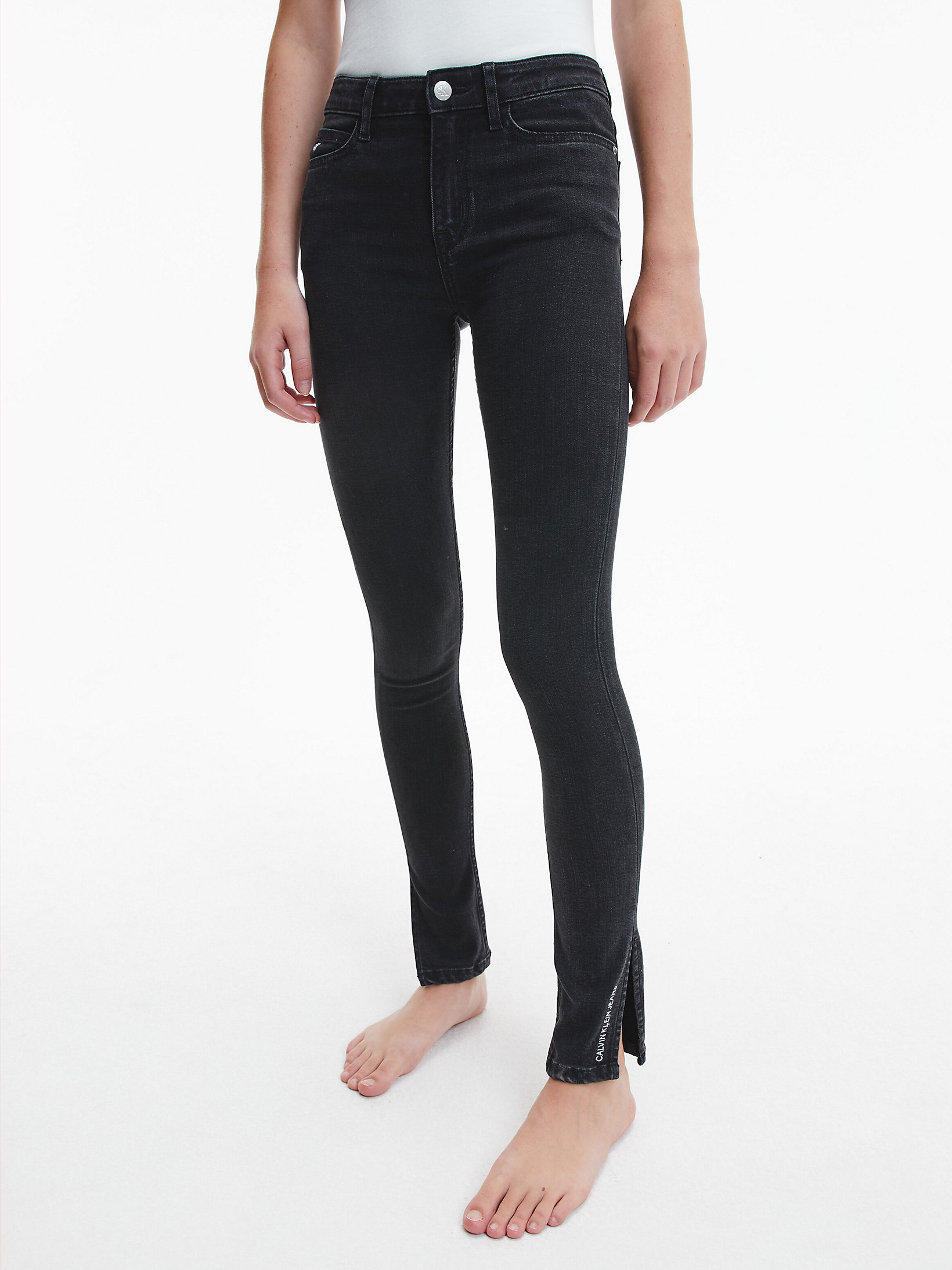Calvin Klein Fille Vêtements Pantalons & Jeans Jeans Skinny Jean skinny avec base fendue 