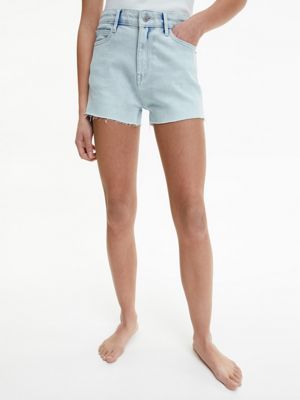 Relaxed denim korte broek met hoge taille Calvin Klein® | IG0IG014571AA