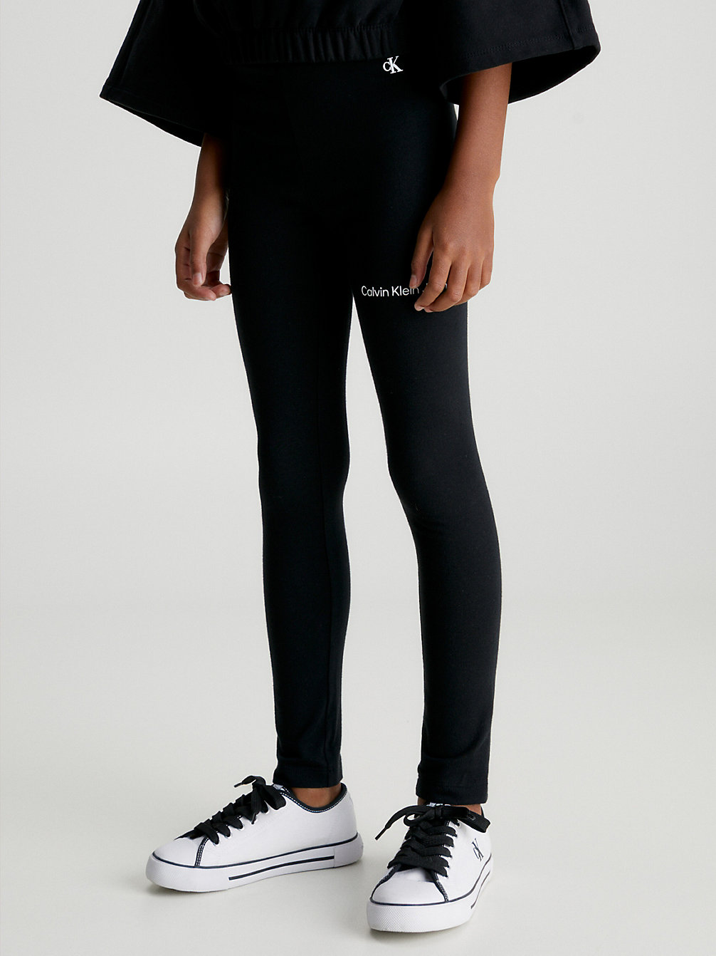 CK BLACK Logo Leggings undefined girls Calvin Klein