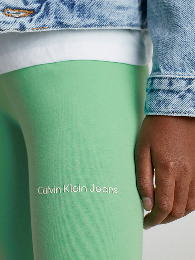 neptunes wave slim leggings for girls calvin klein jeans