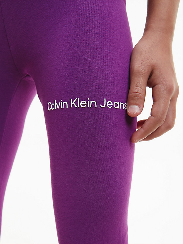 FIERY GRAPE Leggings slim de girls CALVIN KLEIN JEANS