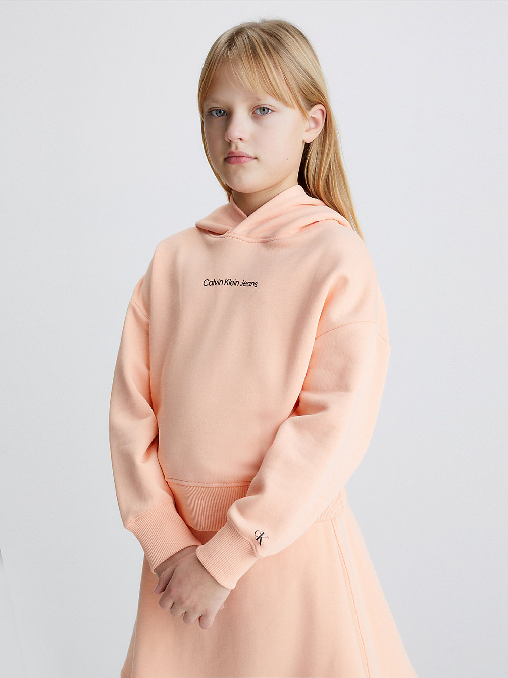 FRESH CANTALOUPE Sweat-Shirt À Capuche Oversize undefined girls Calvin Klein