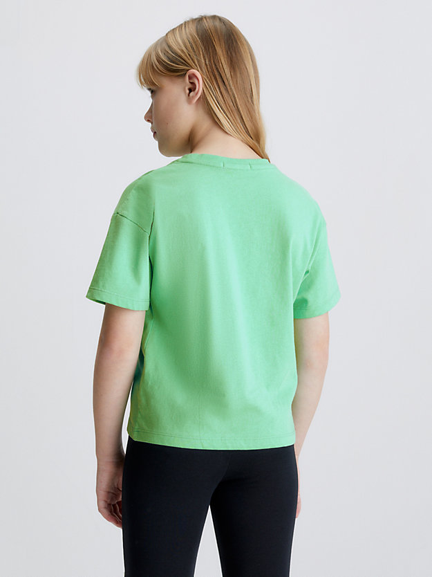NEPTUNES WAVE Organic Cotton Boxy T-shirt for girls CALVIN KLEIN JEANS