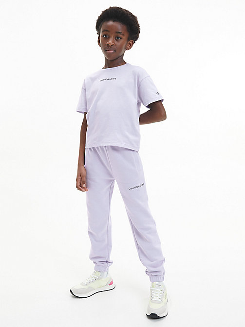 Calvin Klein Bambina Abbigliamento Maglioni e cardigan Felpe e hoodies Hoodies Set felpa e pantalone della tuta effetto velluto 