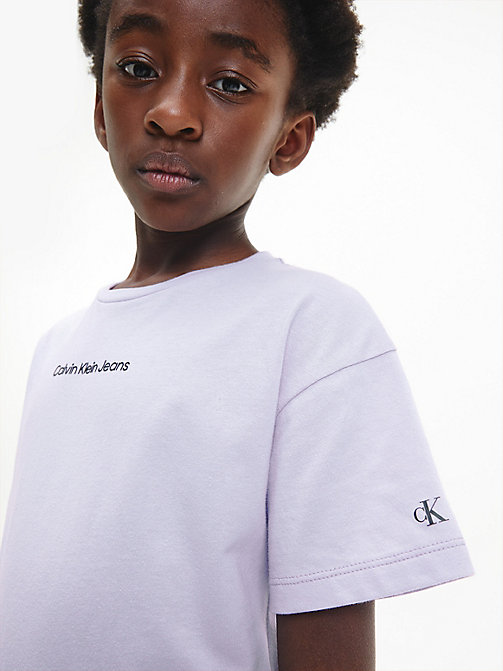 CK One T-shirt bambino in cotone biologico in confezione da 2 Calvin Klein Bambino Abbigliamento Intimo Magliette intime 