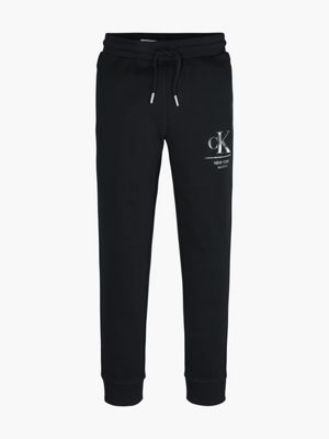 CK BLACK Logo Joggers for girls CALVIN KLEIN JEANS