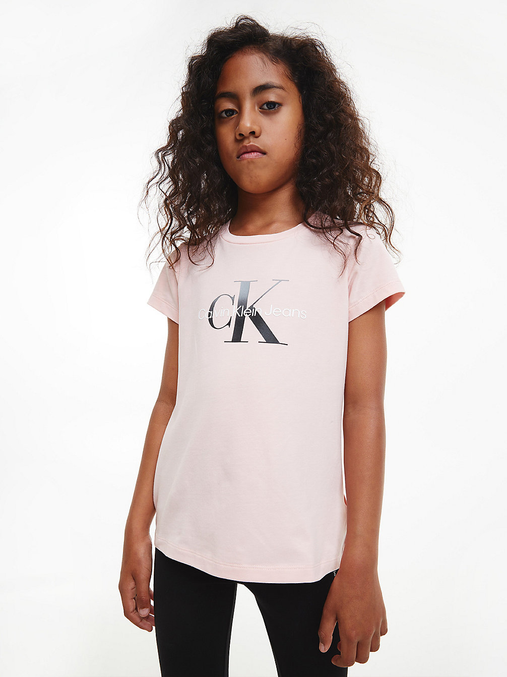PINK BLUSH Logo T-Shirt undefined girls Calvin Klein