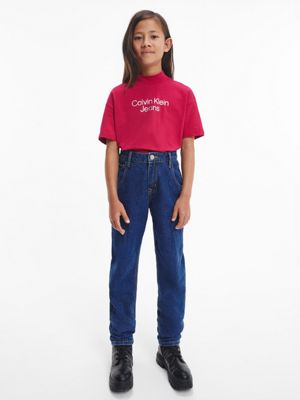 ROYAL BERRY Logo T-shirt for girls CALVIN KLEIN JEANS