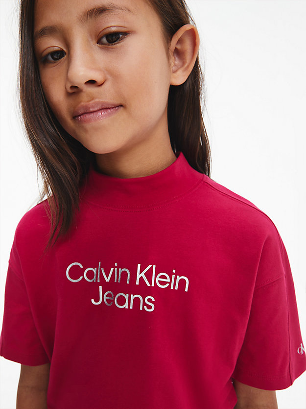 ROYAL BERRY Logo T-shirt for girls CALVIN KLEIN JEANS