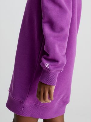 FIERY GRAPE Hoodie Dress for girls CALVIN KLEIN JEANS