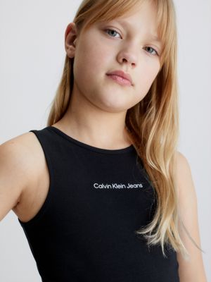Marinero dirección vestido Camiseta de tirantes con logo Calvin Klein® | IG0IG01941BEH