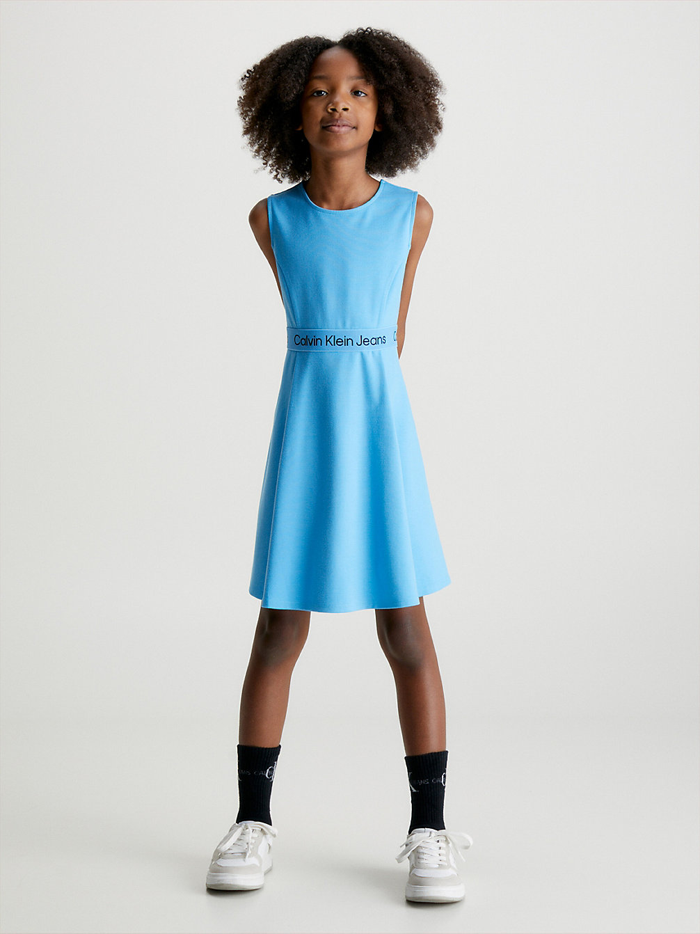 BLUE CRUSH Robe Évasée En Milano undefined filles Calvin Klein