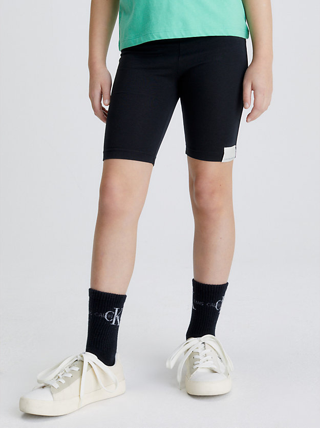 CK BLACK Cycling Shorts for girls CALVIN KLEIN JEANS