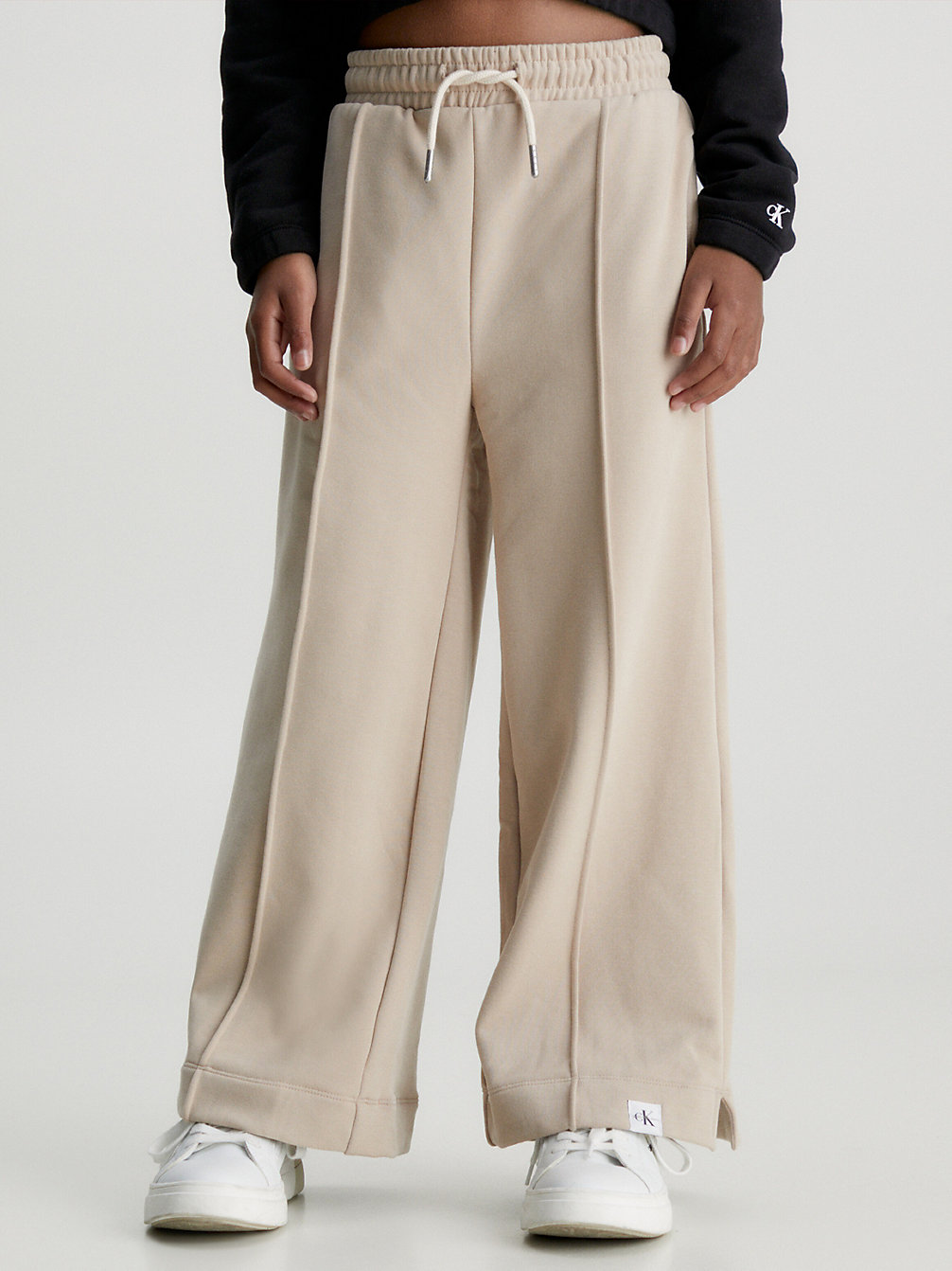 MERINO > Spodnie Dresowe Z Szerokimi Nogawkami > undefined Dziewczynki - Calvin Klein