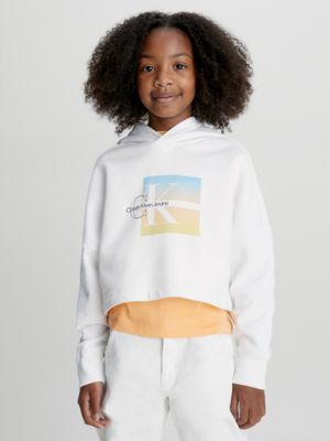 Girls Hoodies Jumpers Calvin Klein