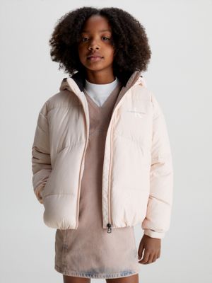 Calvin klein detachable hot sale hood puffer coat