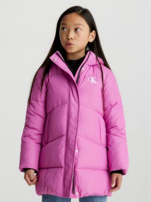 Girls calvin hot sale klein coat