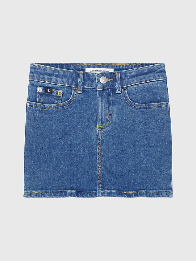 blue slim denim skirt for girls calvin klein jeans