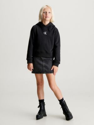 Girls calvin klein discount hoody