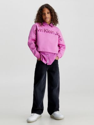 Pink calvin hotsell klein sweatshirt