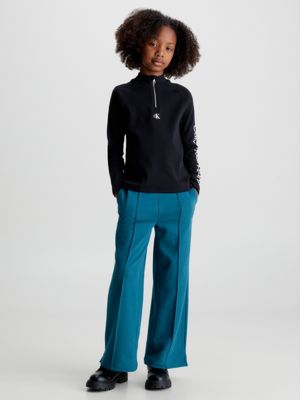 Calvin klein hot sale wide leg sweatpants