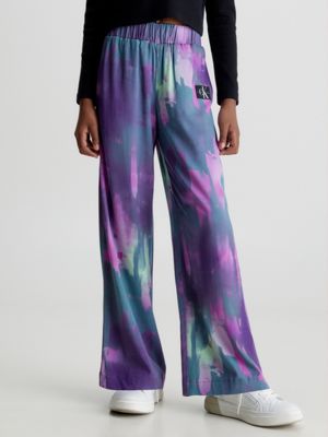 Pixel Printed Woven Trousers Calvin Klein®