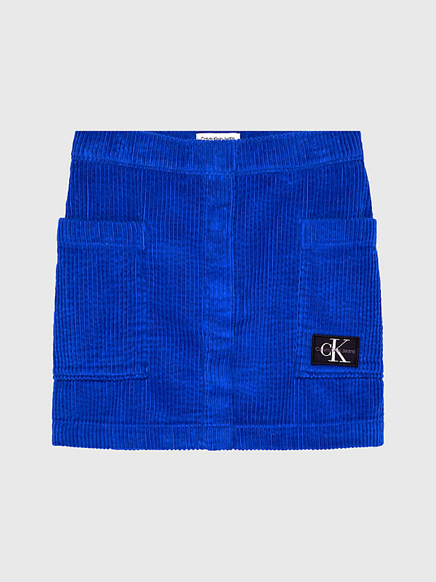 kettle blue corduroy skirt for girls calvin klein jeans