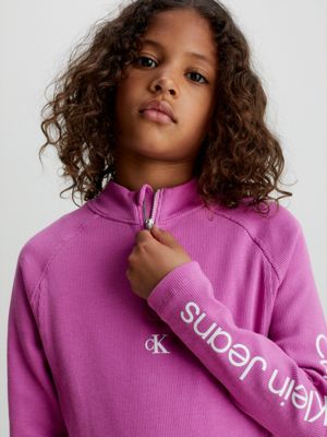 Pink calvin deals klein sweatshirt