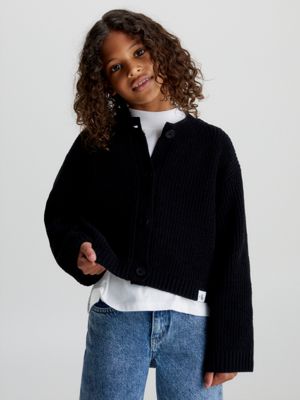 Calvin klein hot sale cropped cardigan