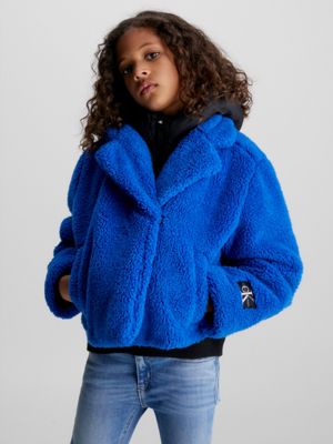 Calvin klein faux fur cheap jacket