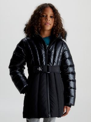 Calvin klein 2024 belted coat