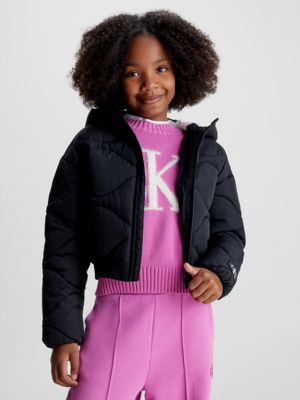 Girls store hooded puffer