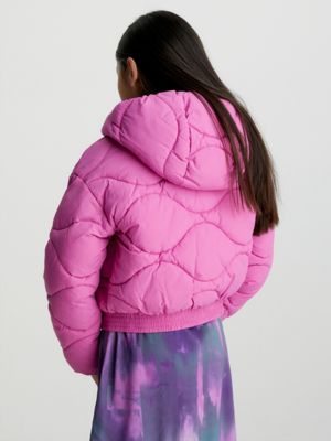 Calvin klein outlet pink puffer jacket