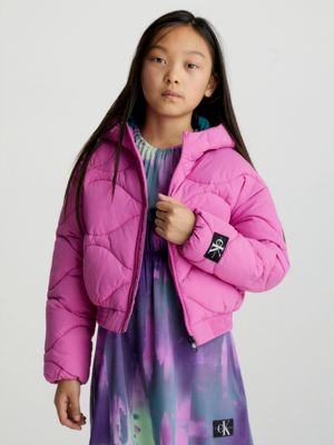 Calvin klein pink outlet raincoat